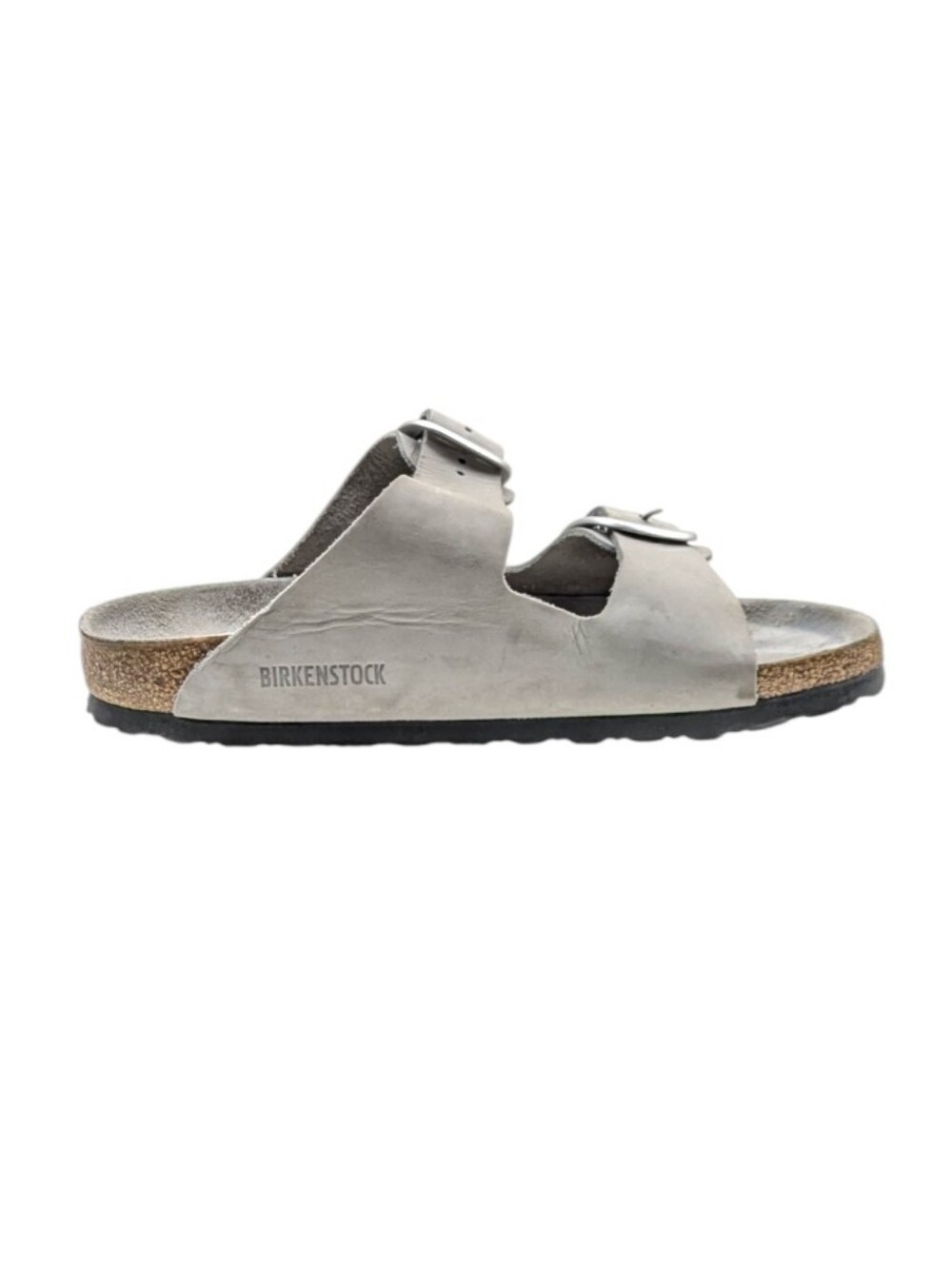 Birkenstock Arizona Big Buckle Stone Coin Nubuck Leather EU 39 S4187 - Picture 5 of 11